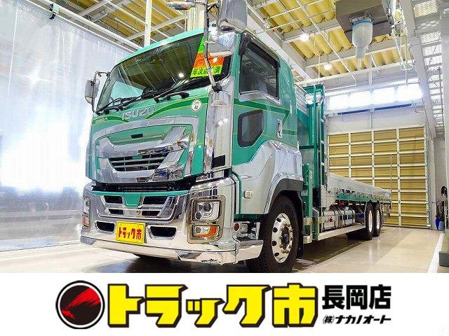 お問合せ管理No.E745 R3 ギガ 12.1t 3軸 2デフ アルミブロック タダノ4段ク...