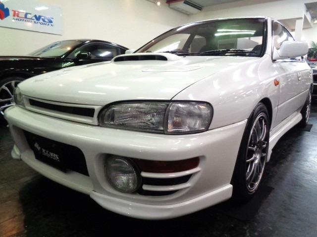フェザーホワイトカラーフルエアロ22B仕様大型RスポEJ20BOXERターボエンジン5MT4W...