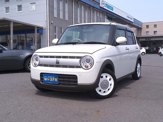 ラパンX入庫しました。雹災車のため凹みあります詳しくはスタッフまで