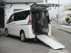 福祉車両チェアキャブスロープ車いす1名2列目電動固定電動ウィンチ仕様ウィンチリモコン付き
