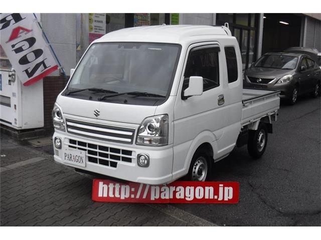 スズキスーパーキャリィXLEDヘッドライト、デュアルカメラブレーキサポート搭載車!4速オートマ...
