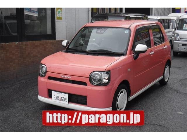 何と可愛いミラトコットXSA3!ホワイトカラーのドアミラー、ホイルカバー、スポイラーがとっても...