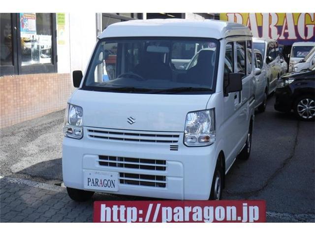 人気の軽ワンボックス、スズキエブリィPCハイルーフ、ワンオーナーのお買い得車!ETC、4速オー...