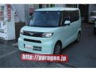 人気の軽自動車ダイハツタントX!左パワースライドドア、ナビTV、バックカメラ装備!右側側面修復...