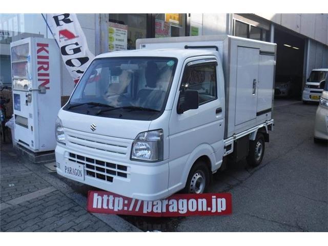 スズキキャリィ冷凍車!両側スライドドア、!WAYタイプ、オートマ、エアコン、パワステ、パワーウ...