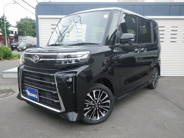 ☆ダイハツ タントカスタム グレードRS 4WD 届出済未使用車 スマートパノラマパーキング付☆