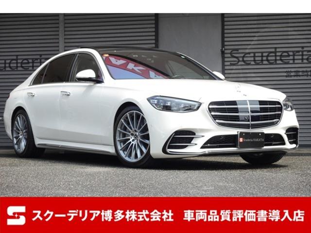 R3年・ベンツ・S500ロング・4マチック・ダイヤモンドホワイト・【オプション】AMGライン・...