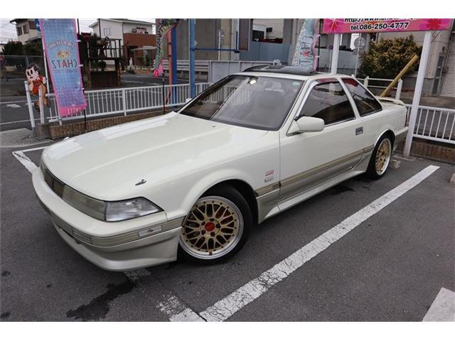 車高調!外品マフラー!サンルーフ!ベージュ革シート!パワーシート!ETC