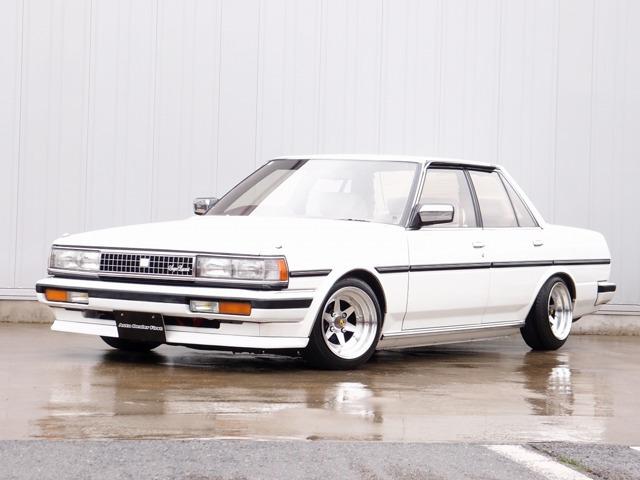 昭和63年 クレスタ スーパールーセント 純正5MT 車高調 ロンシャン14AW タイミングベ...