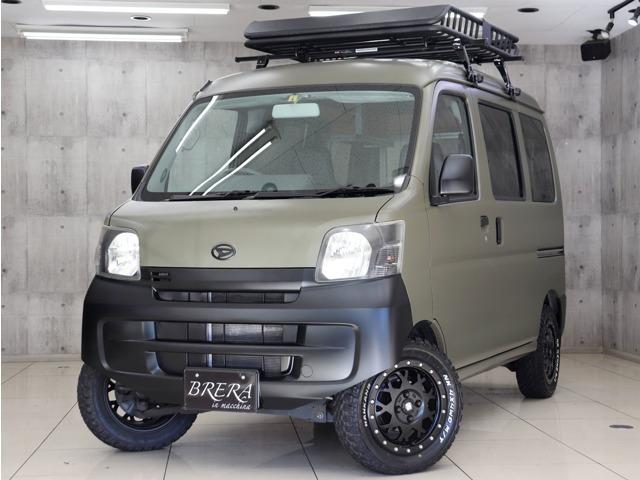 車中泊キャンピングカスタム仕上げ!軽微な修復有りますが走行上問題無いです!革調シートカバー☆社...