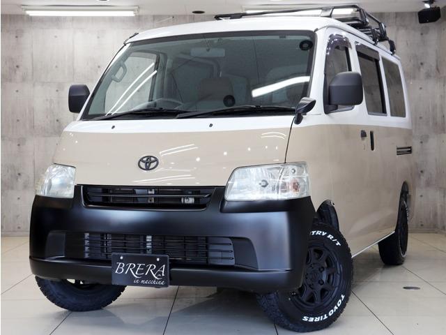 車中泊ベッドキット付!カスタムパーツ多数装着済み!革調シートカバー☆社外ナビTV☆新品AW新品...