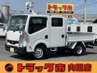 平成28年式日産アトラス1.25t全低床Wキャブ・5速MT・ガソリン車・電動格納ミラー・キーレ...