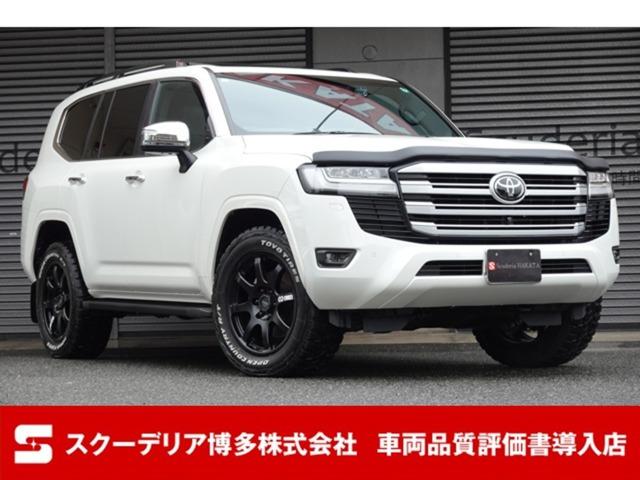R5年・ランドクルーザー300・VX・ホワイトパール・電動デフロック・サンルーフ&ブラックルー...