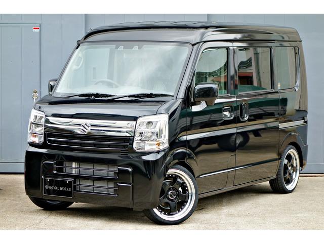 新車のエブリイをベースにカスタム製作しました!新品車高調!新品16インチアルミ!