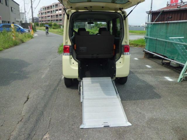 スローパー 福祉車両 禁煙車 片側スライドドア CD AUX キーレスエントリー リアシート脱着式